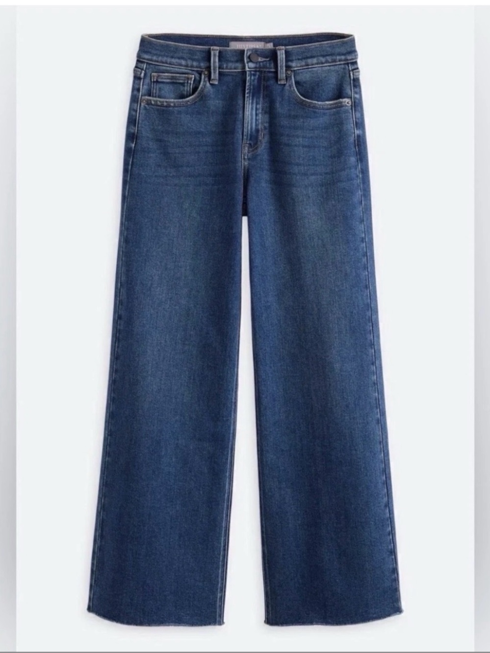 Stitch Fix JUST USA Wide Leg Hunter - Indigo 22W - NWT